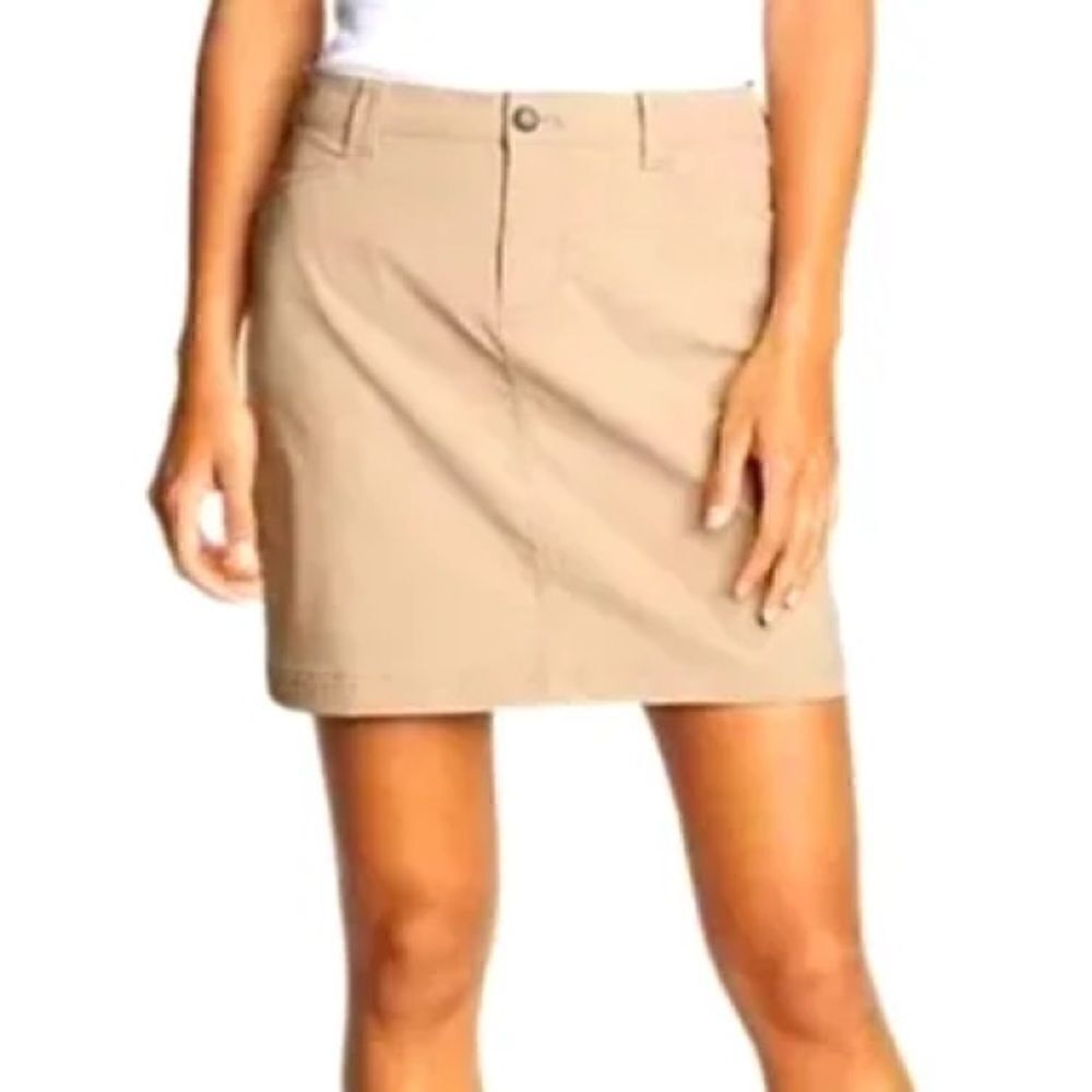 Eddie Bauer Women’s Cream Travex Adventure Skort, Size 6